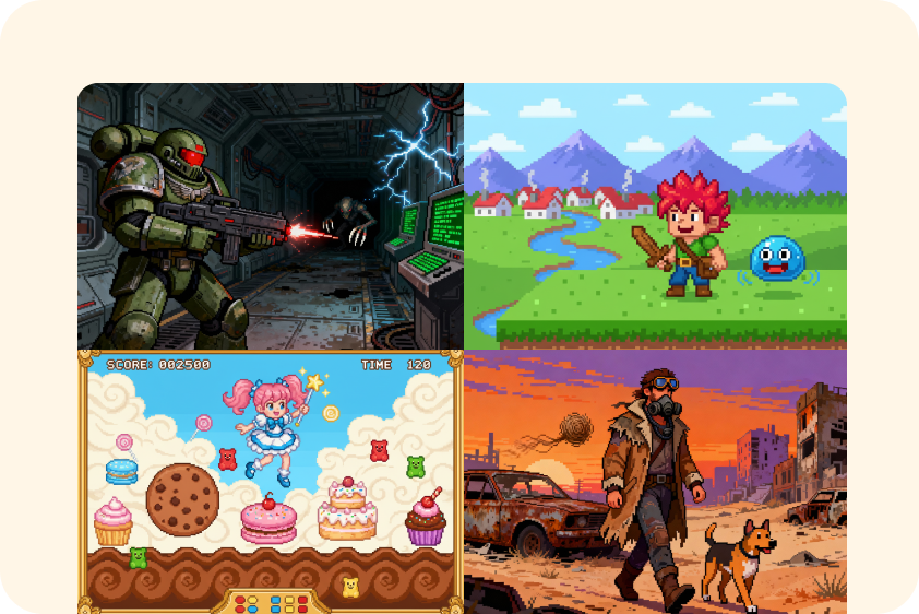 How to make pixelated art for creating detailed game characters