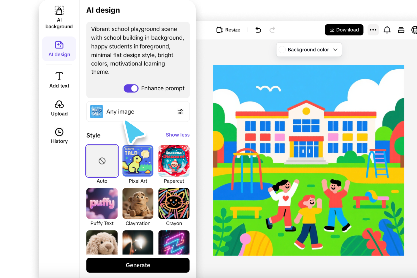 make  a school poster