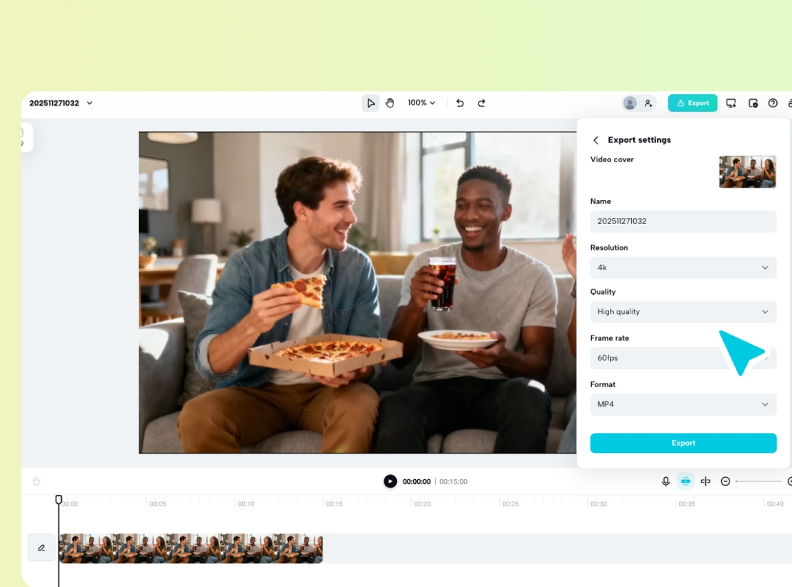 Edit, share, & store in CapCut