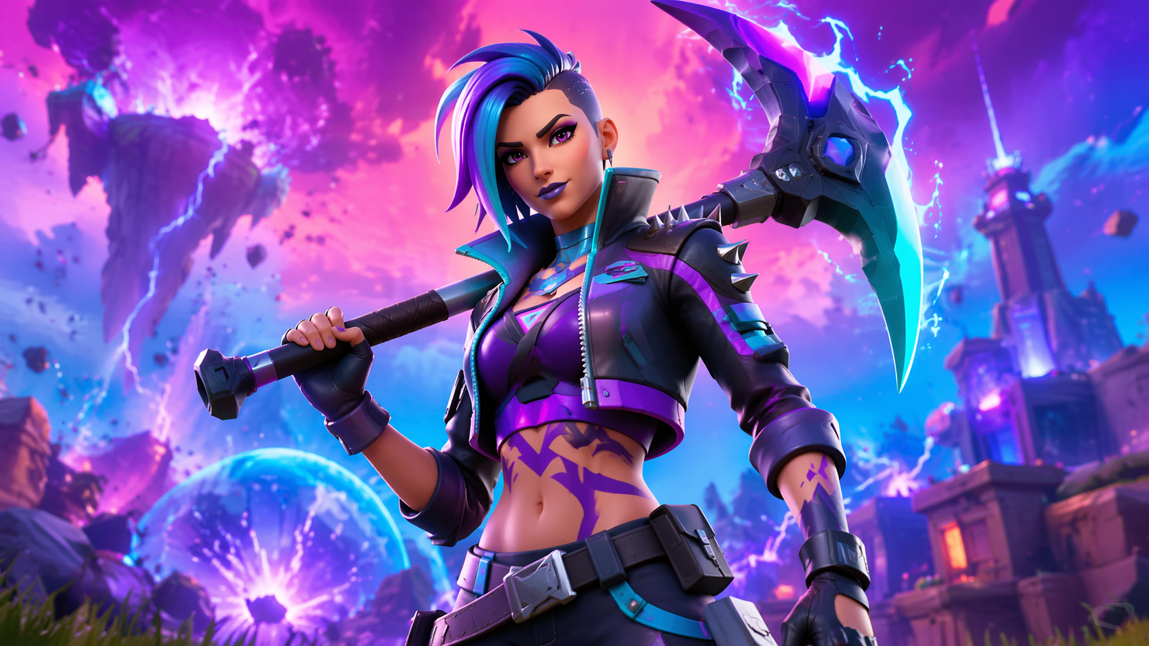 Dreamina fortnite filter prompt example 4: Streamer thumbnail avatar
