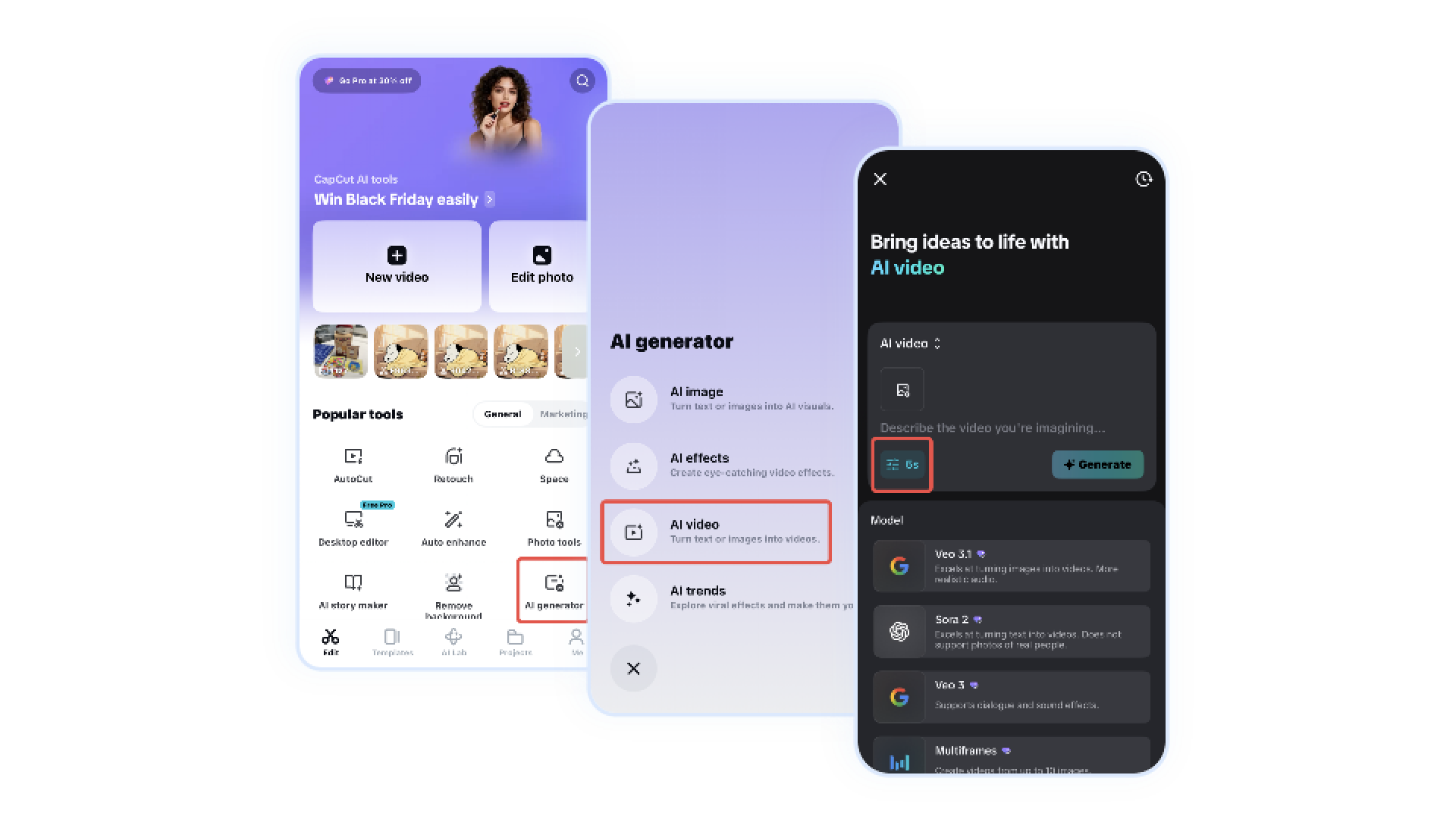 Generate Videos using AI Generator Tool 
