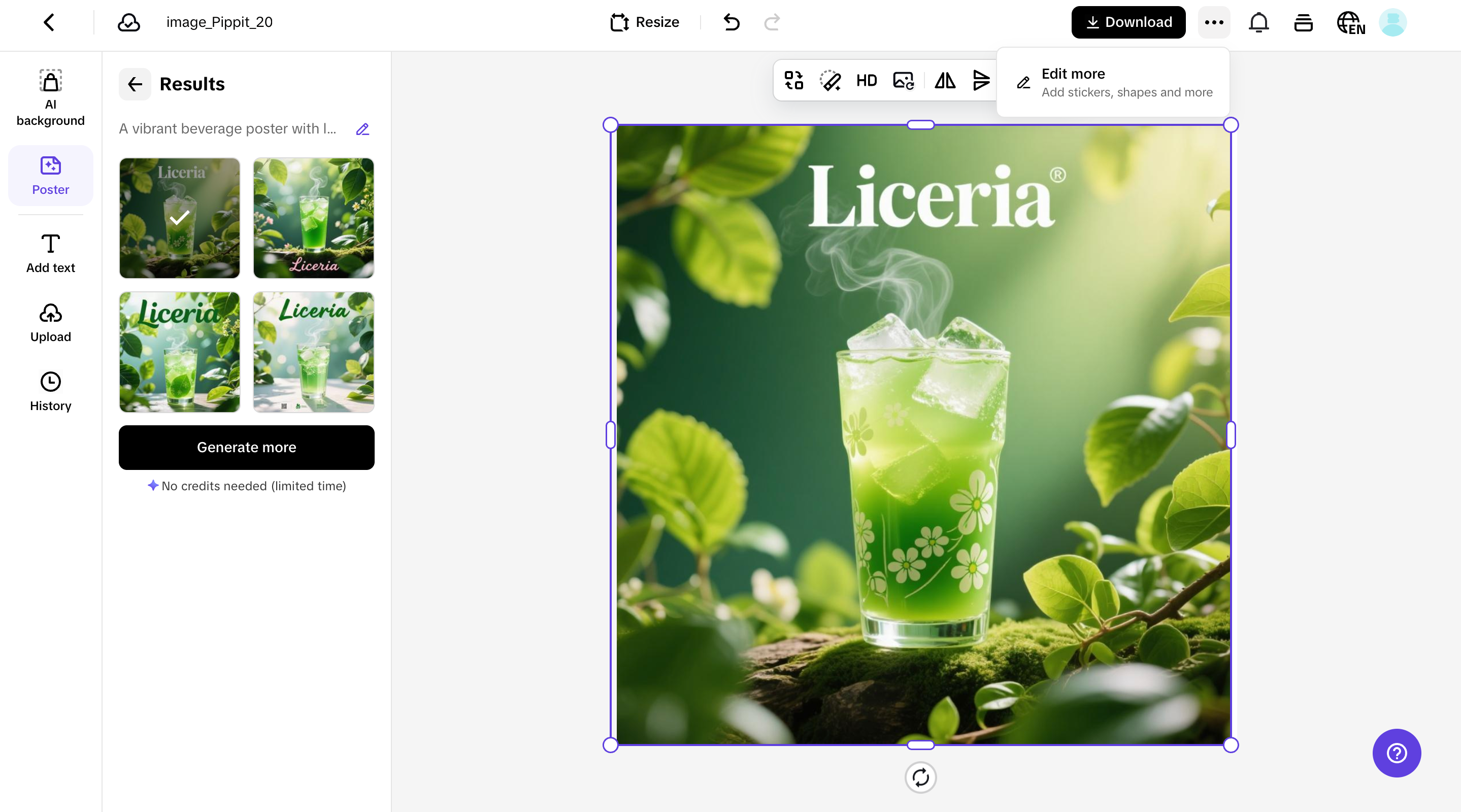 Customize your poster