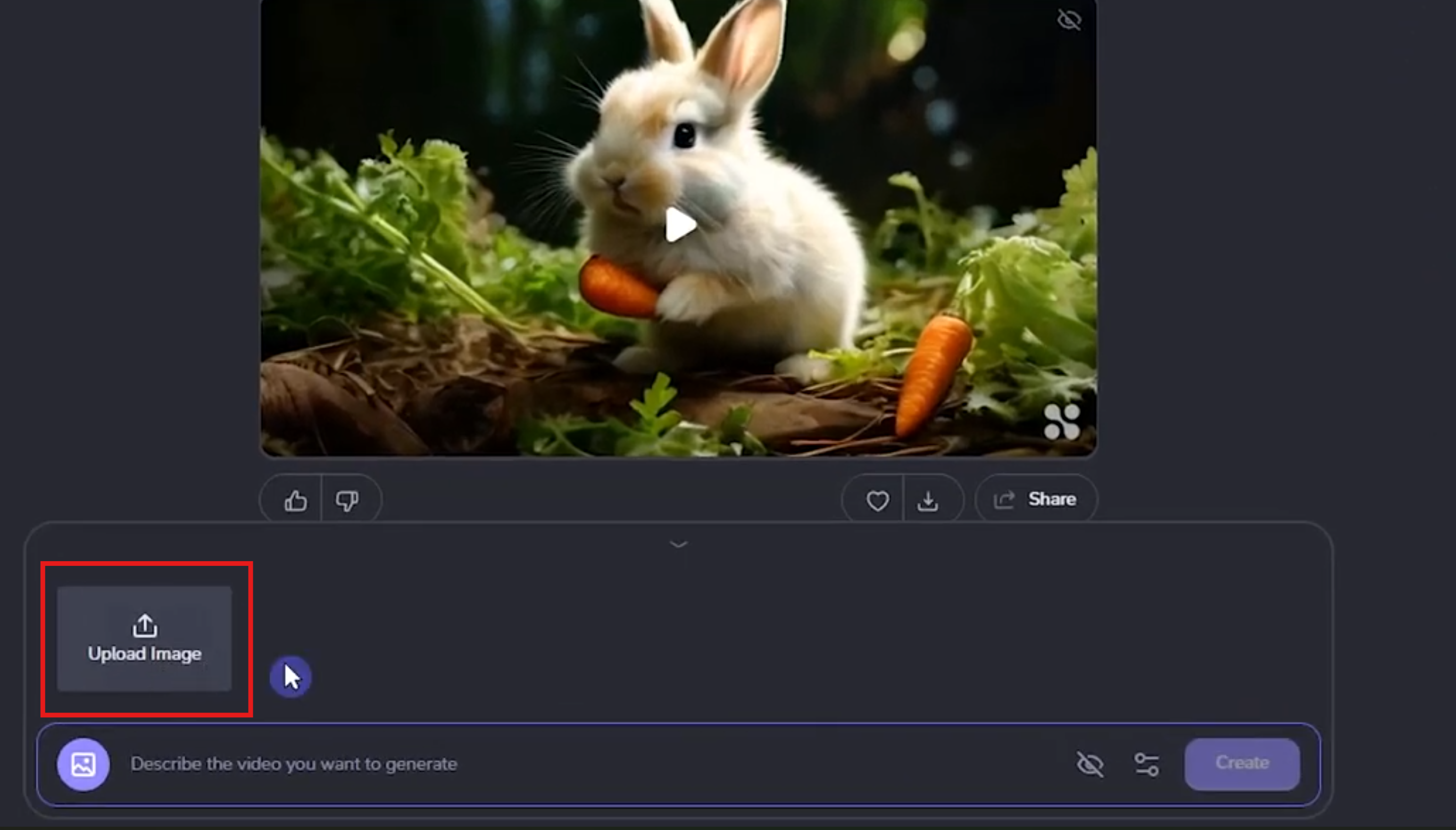 AI Haiper görüntüden videoya