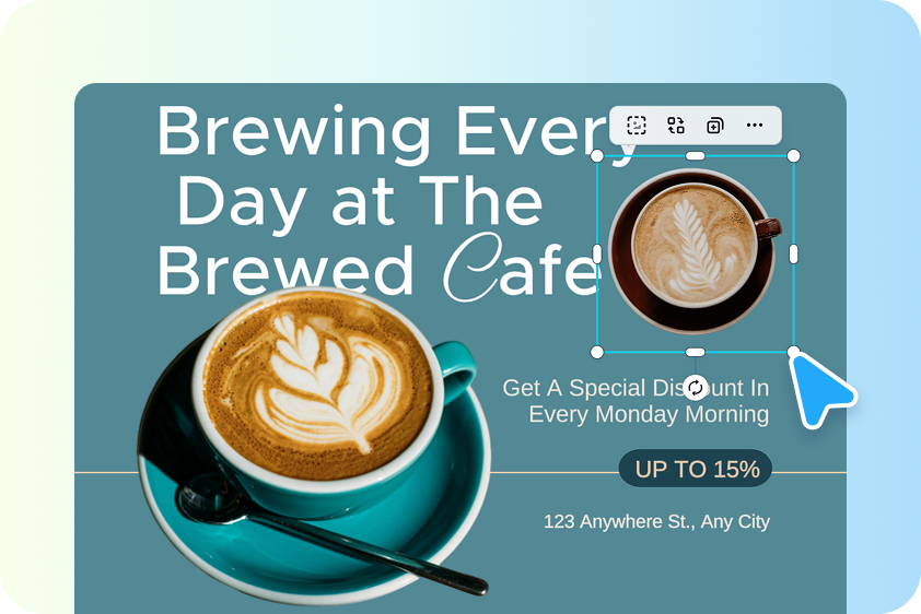 Custom website header photos