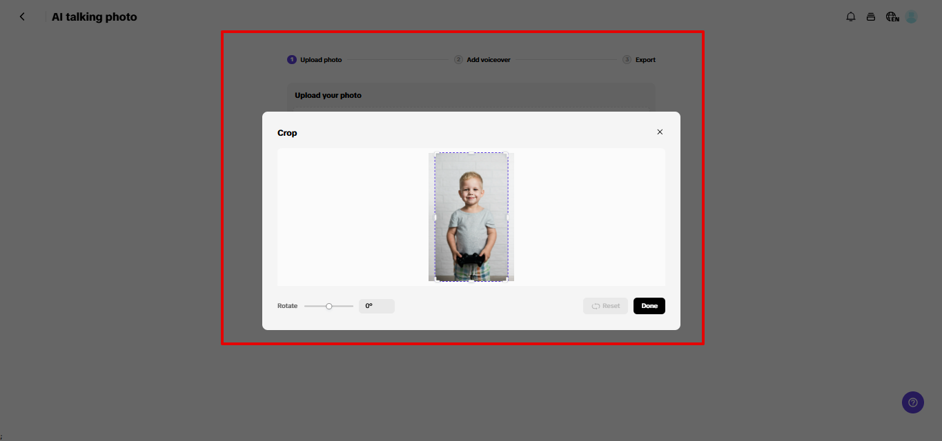 Pippit AI talking photo