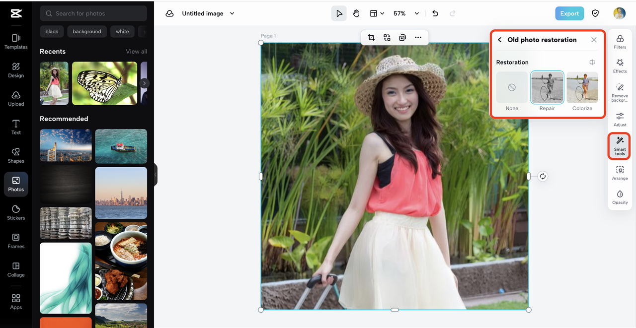 old photo restoration
