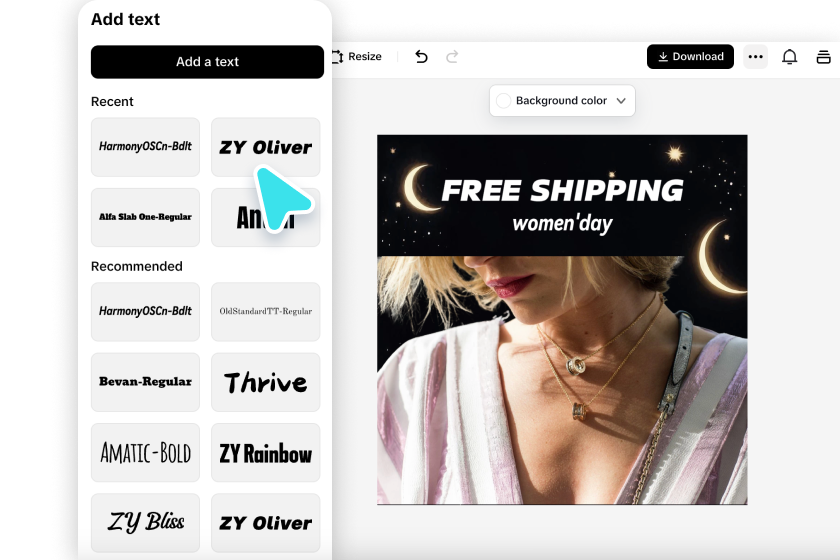自定義您的標籤設計模板 