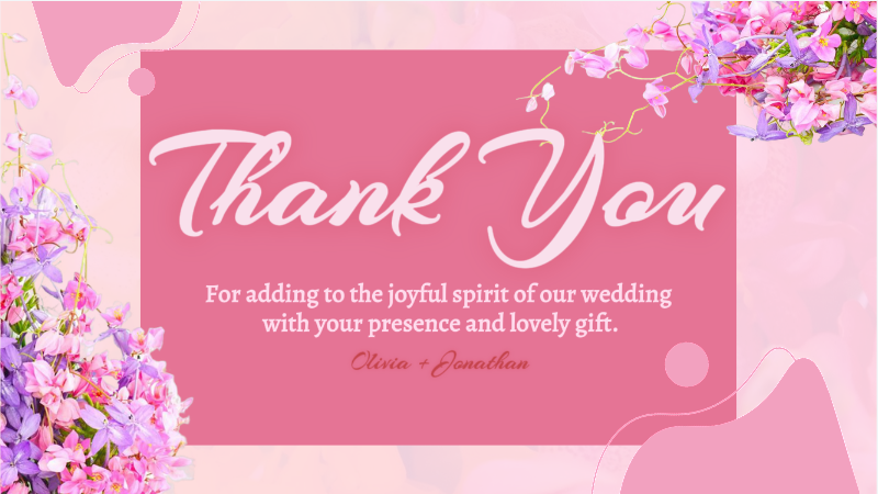 Pastel pink card