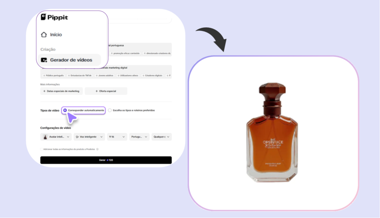 Criar vídeos com IA personalizados