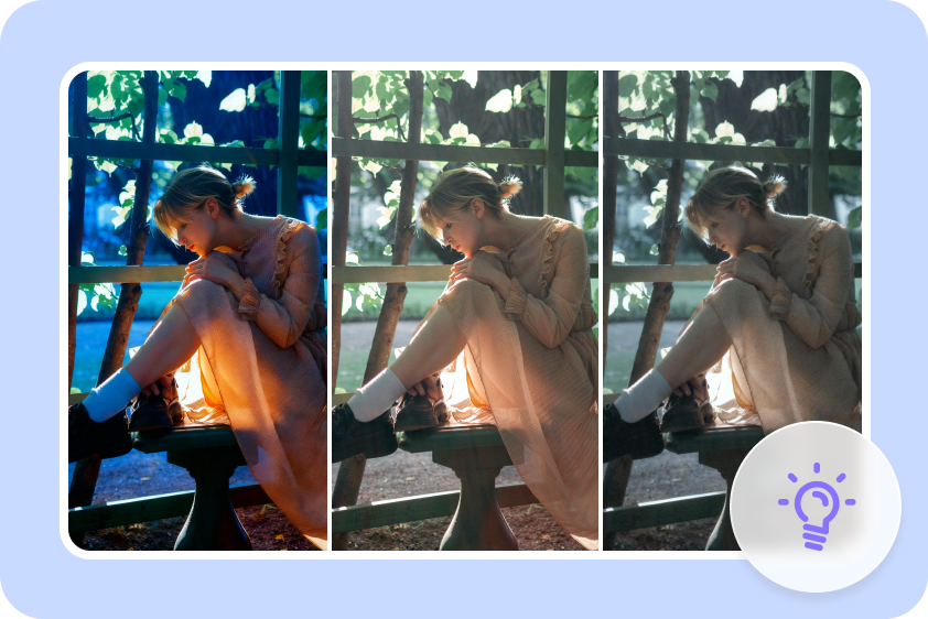 Creative options to adjust image colors