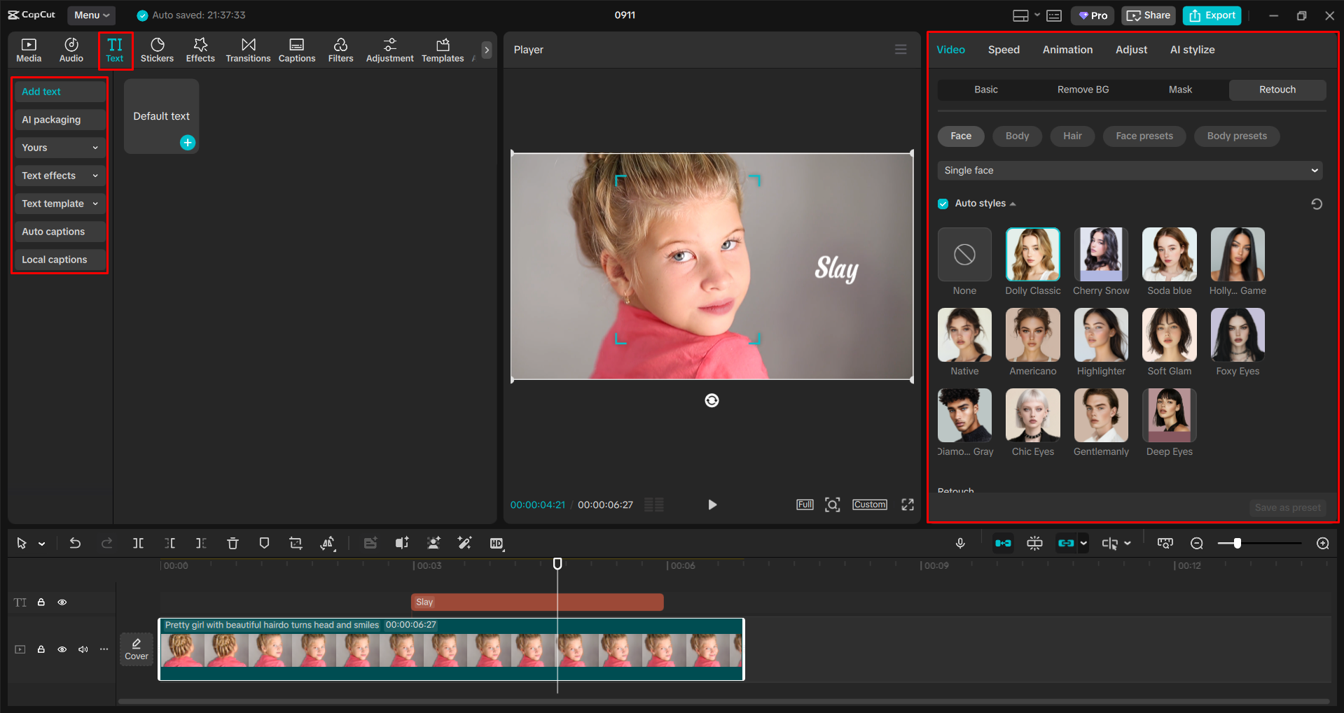 Pag-edit ng video gamit ang CapCut desktop video editor