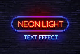 Neon text pack in Alight Motion