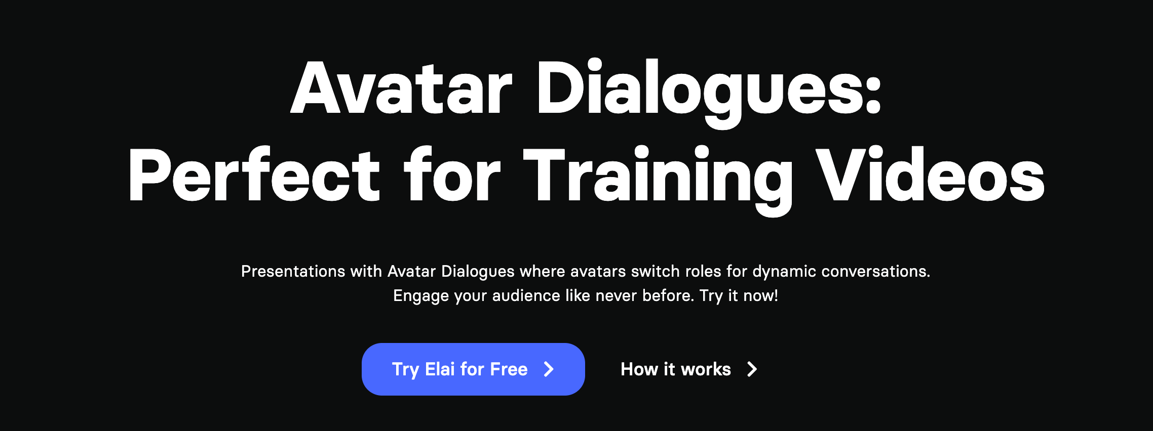 Elai.io's avatar dialogues