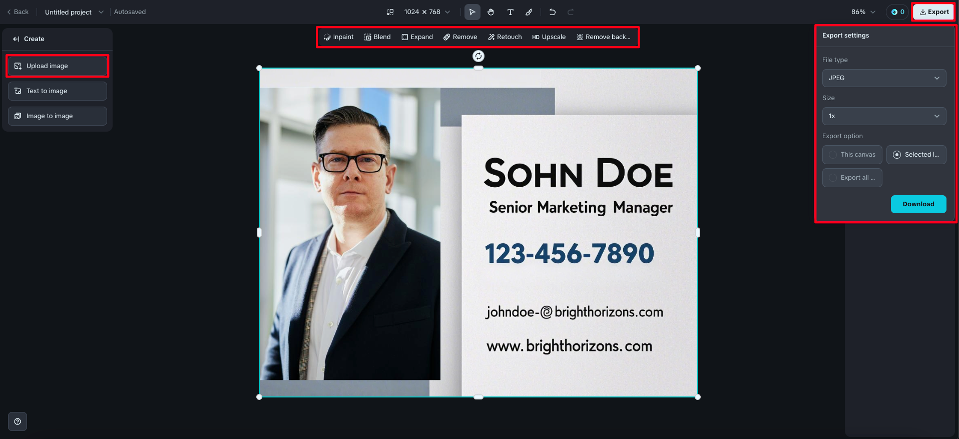 Download your e-mail Signature