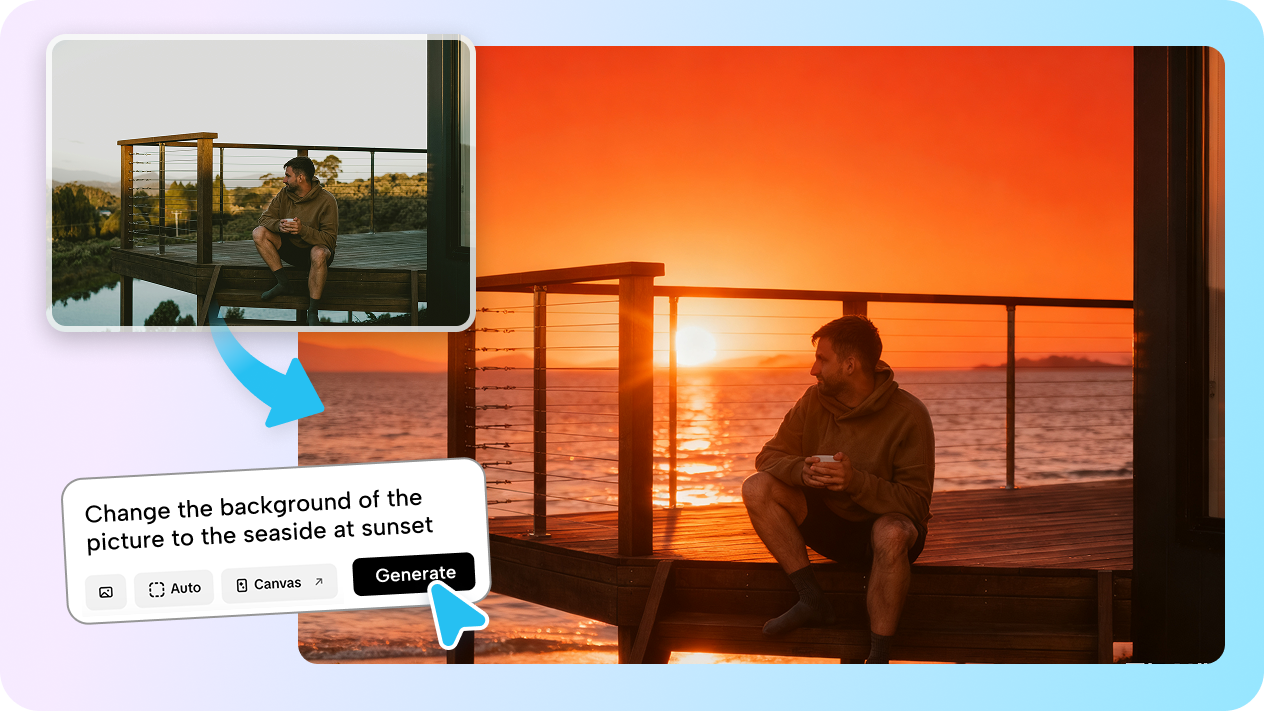 Refresh photos with filters and effects