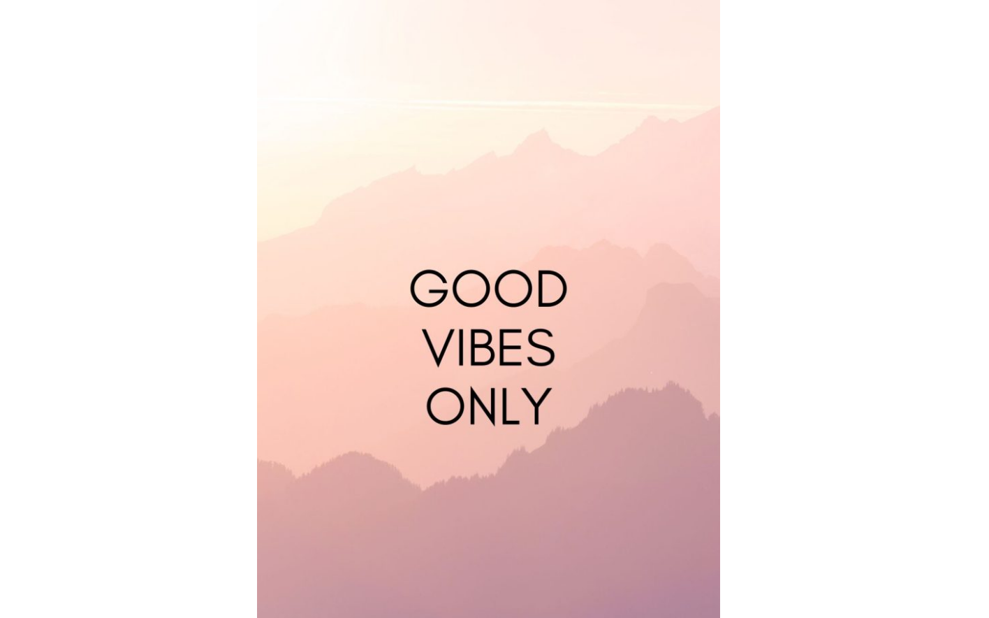 best captions for good vibes only
