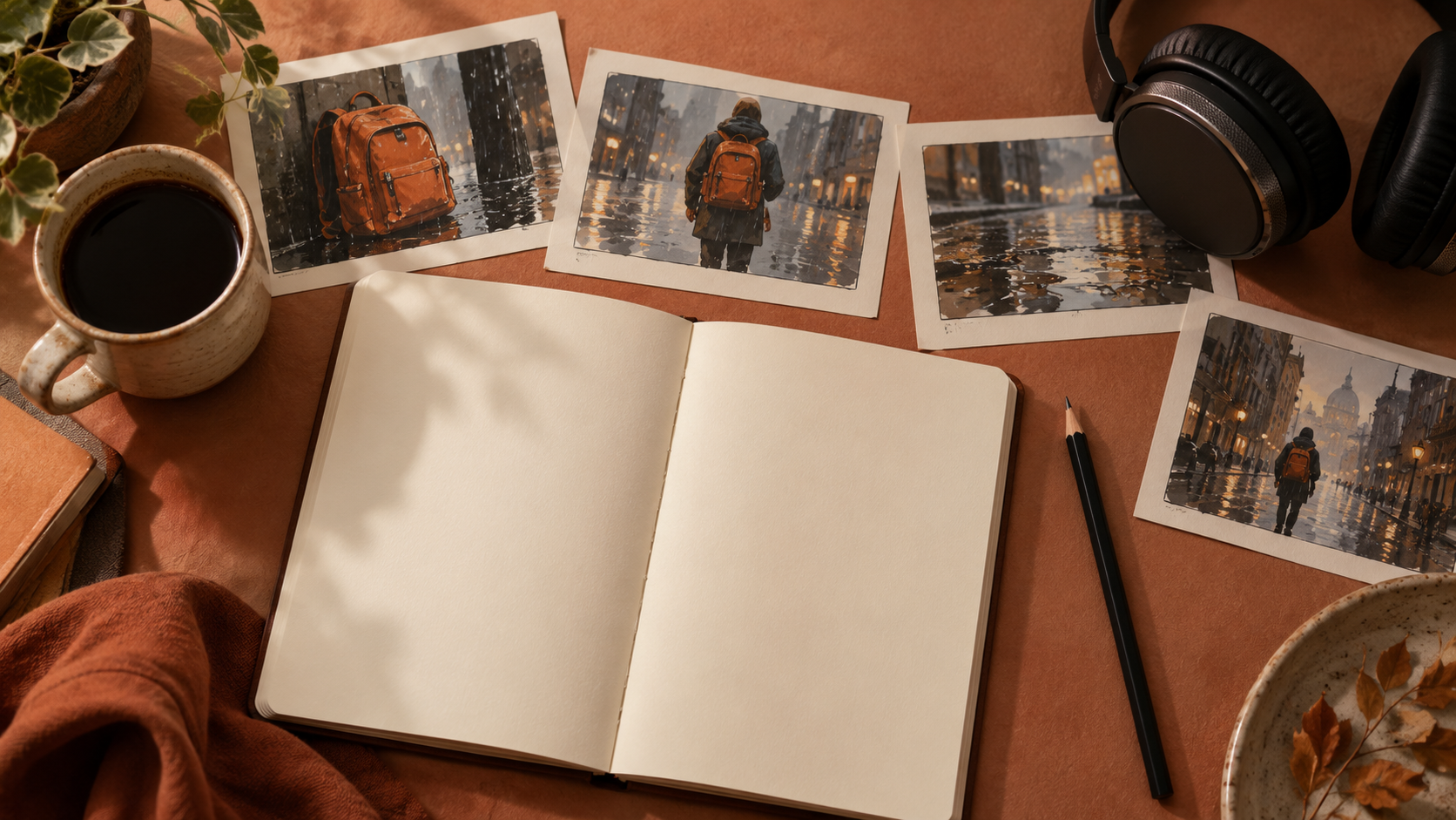 Write Voiceover That Gives the Picture Something New — conceptual editorial illustration