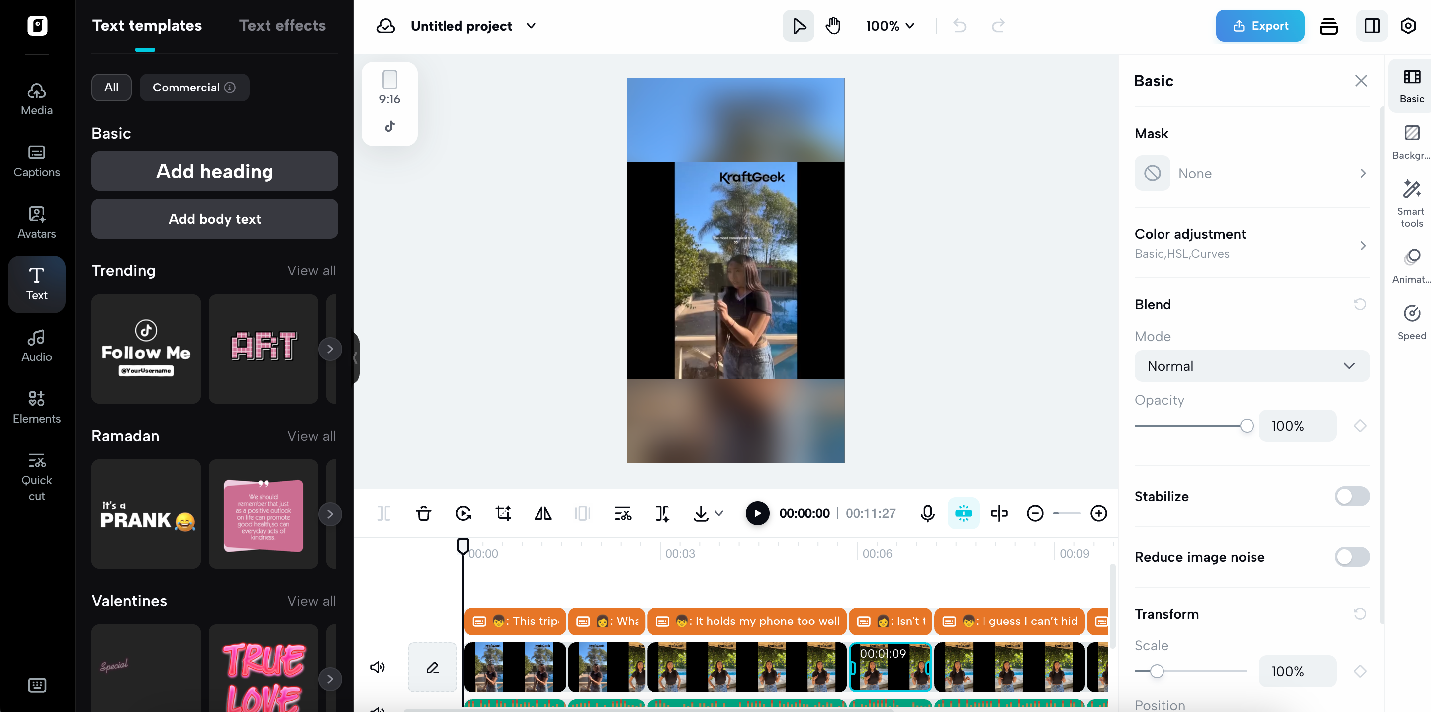 Create AI video and images