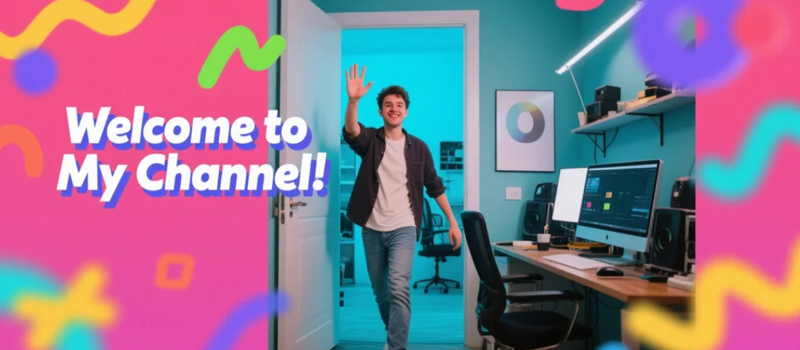 Vídeo do YouTube com gráficos temáticos