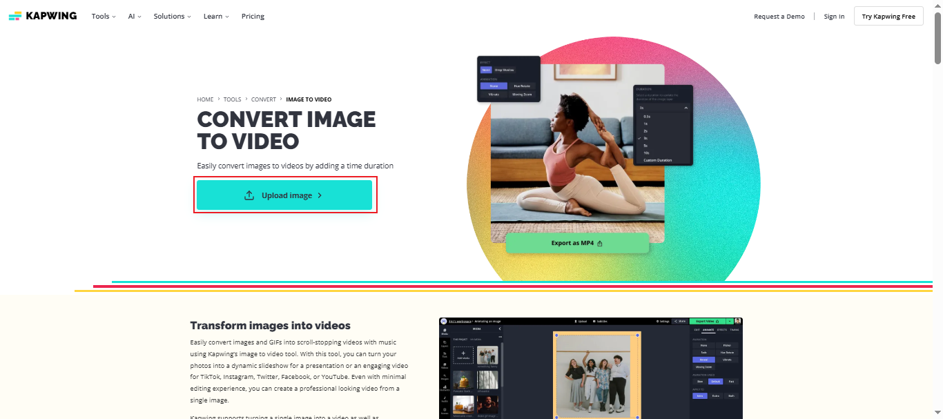 create video from photos online