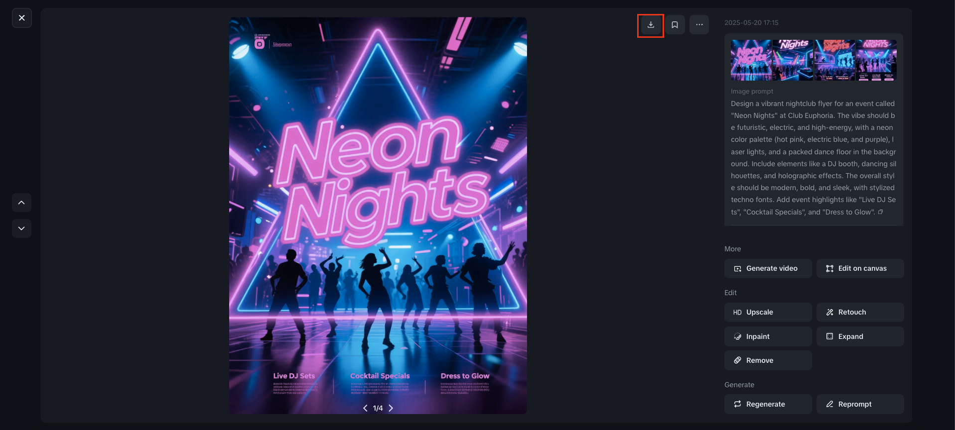 night club flyer background