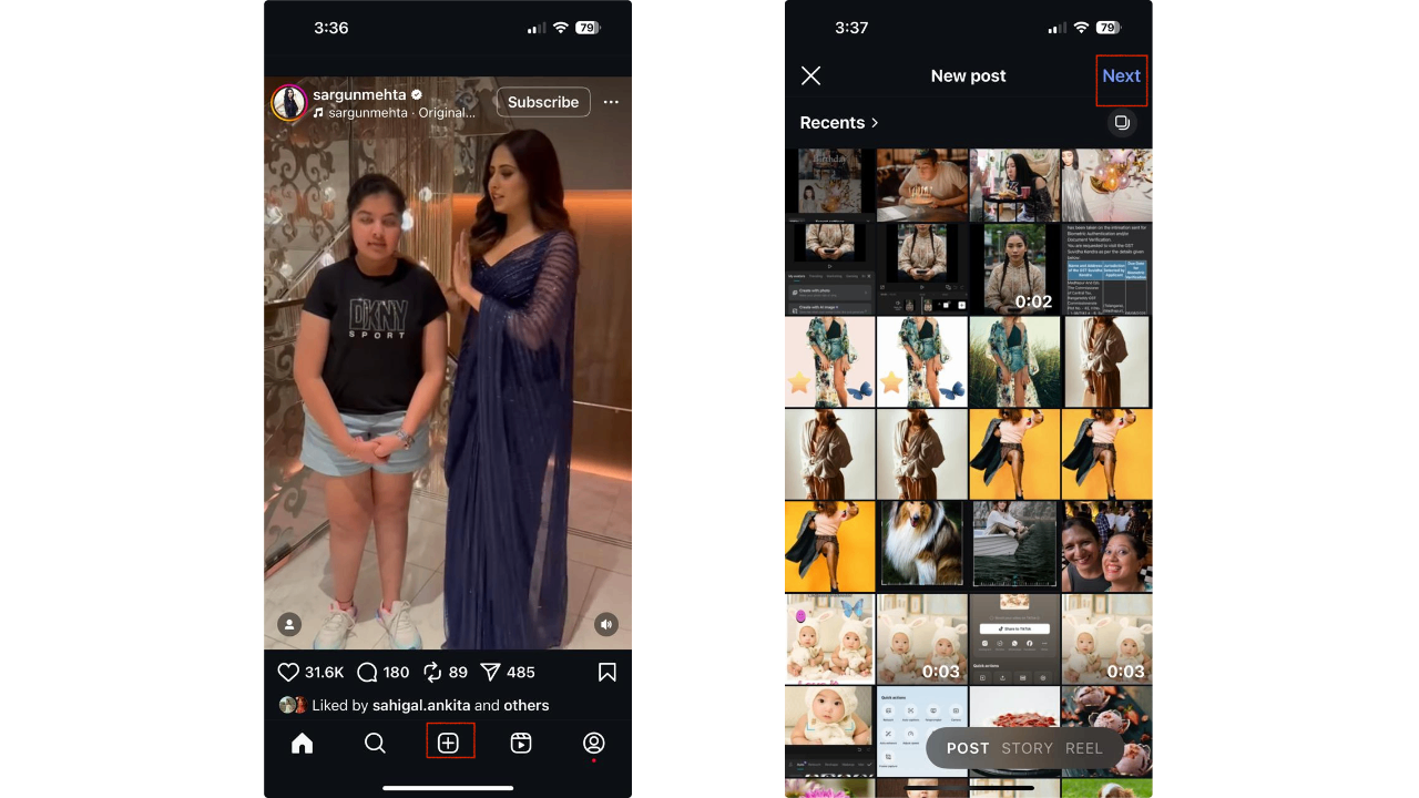 Upload your photo from the library