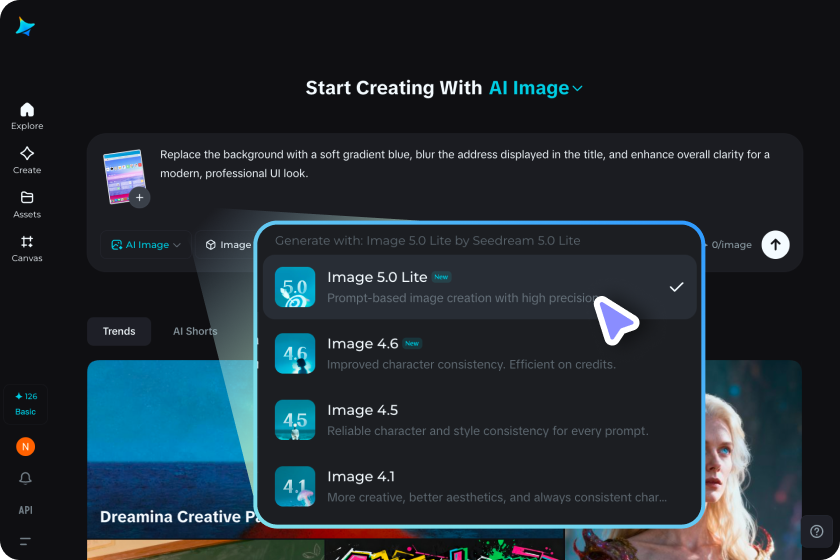 Select the model and apply edits