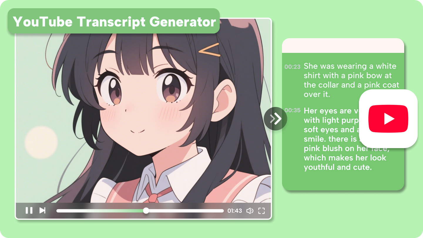 youtube to transcript