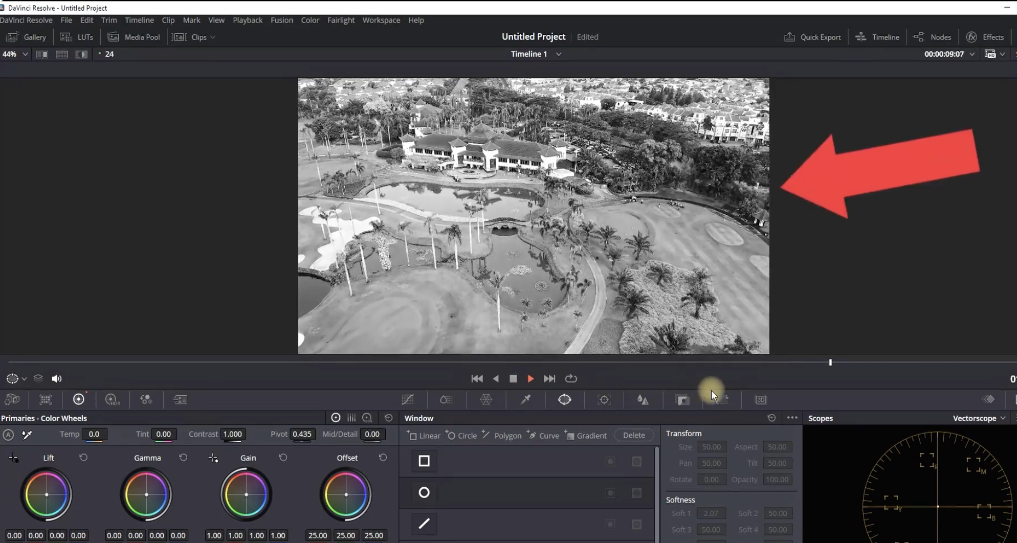 Adjust video setting
