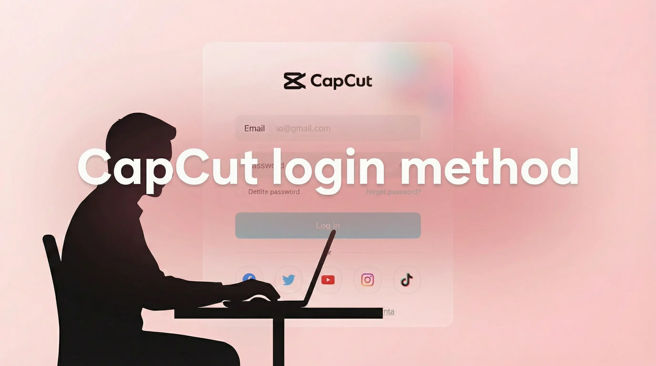 CapCut login method