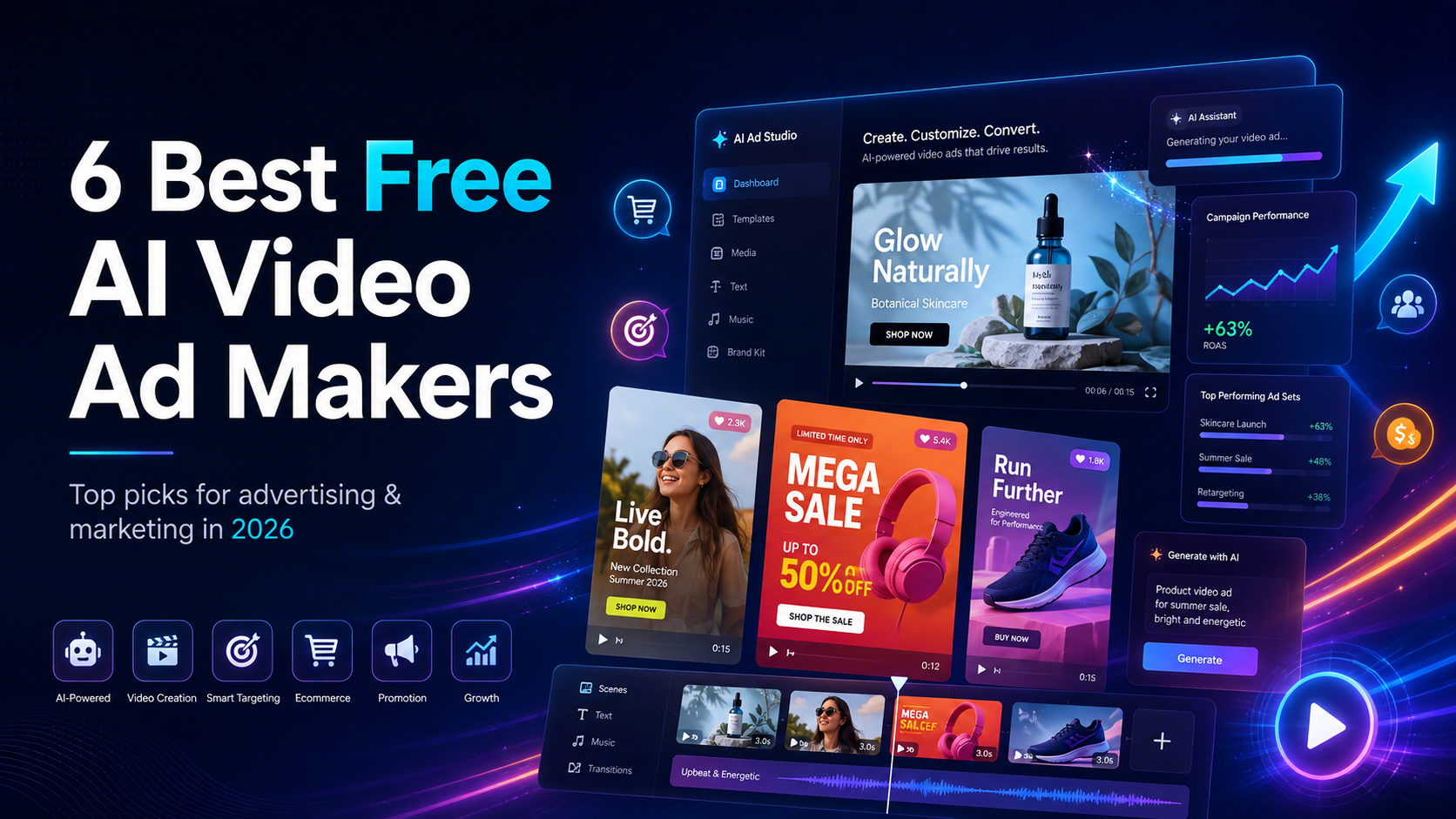 6 Best Free AI Video Ad Makers in 2026, Picked by What You Need to Make