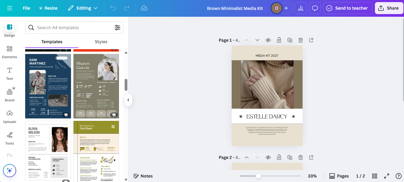 how to create a press kit