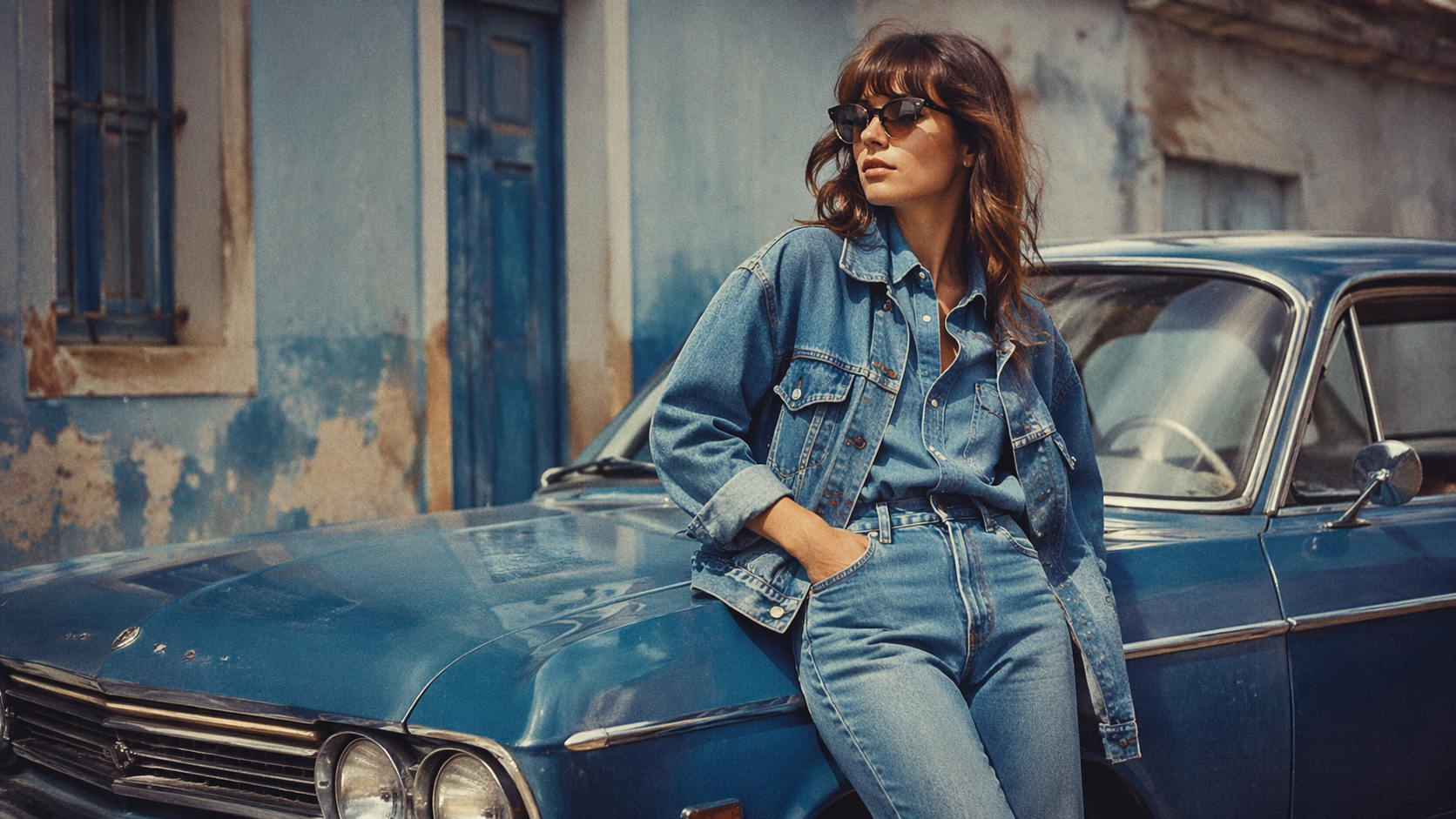Dreamina AI Denim Filter prompt example 3: Vintage Jean Editorial