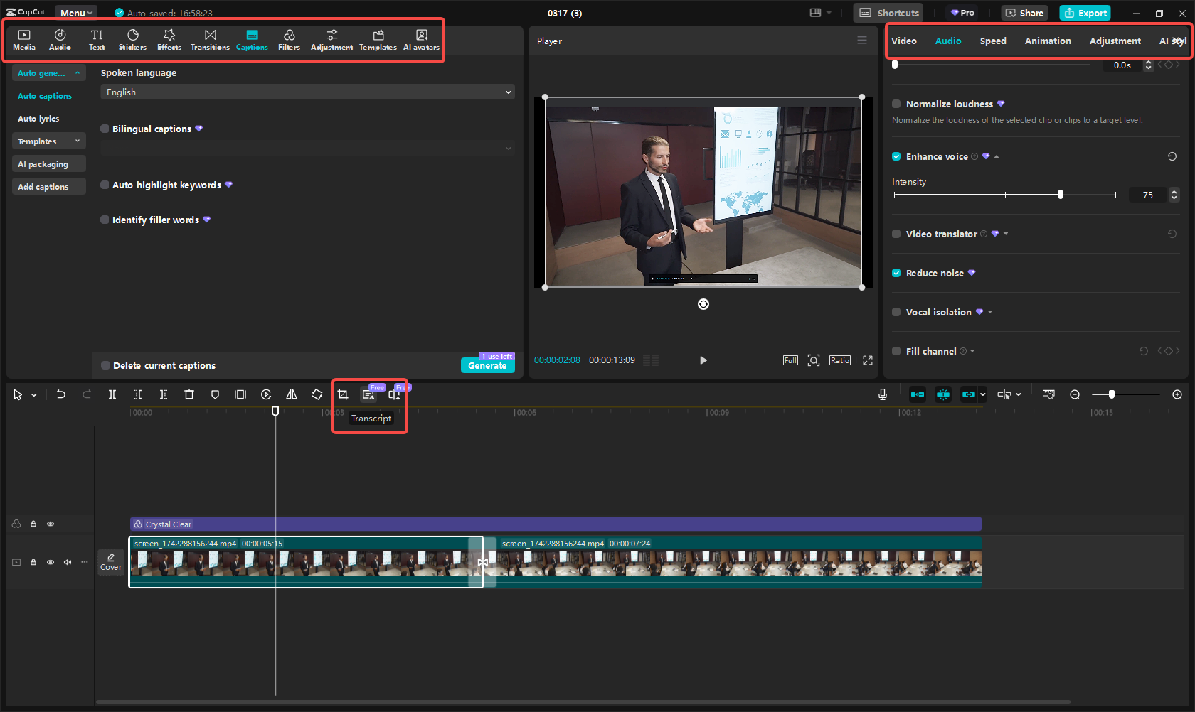 Pagandahin ang iyong pag-record