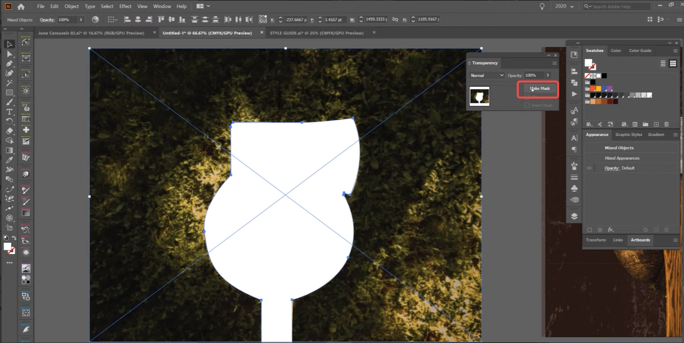 Make mask for the image