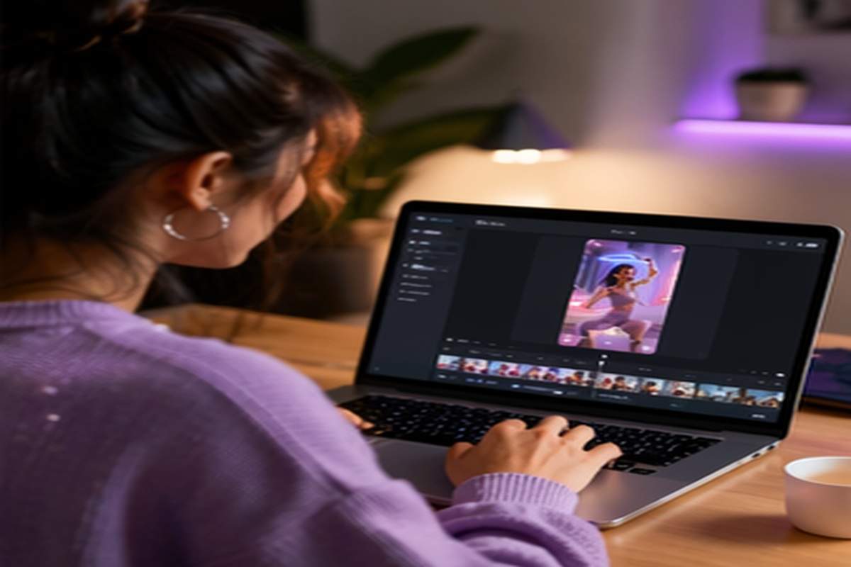 AI Video Editing For Social Media creative brief topic-relevant visual
