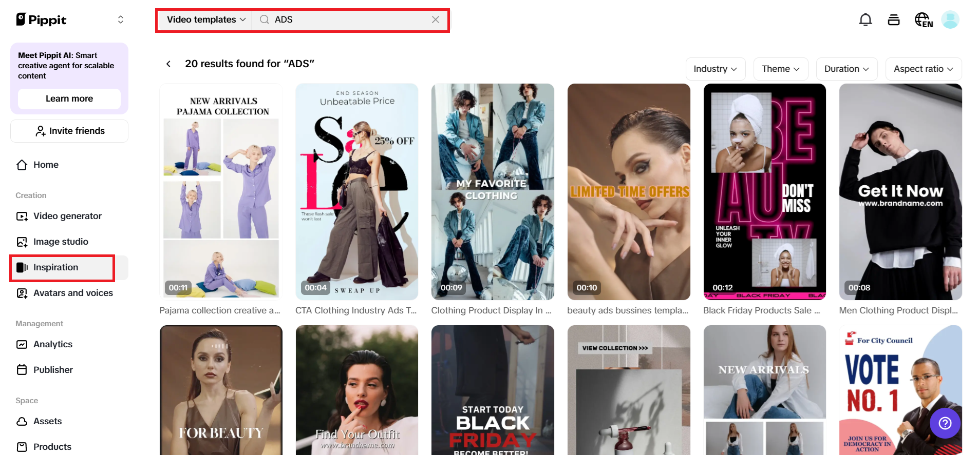 Customizable templates