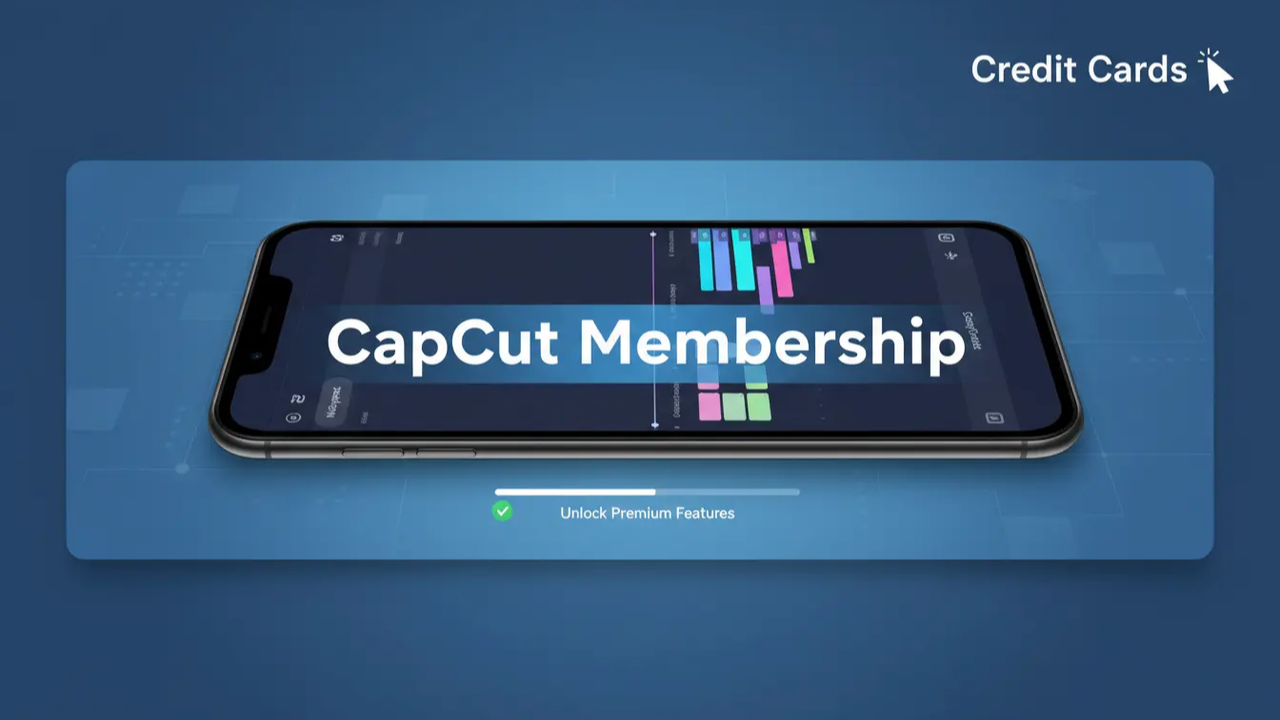 Usa tu tarjeta de crédito para pagar la CapCut membresía