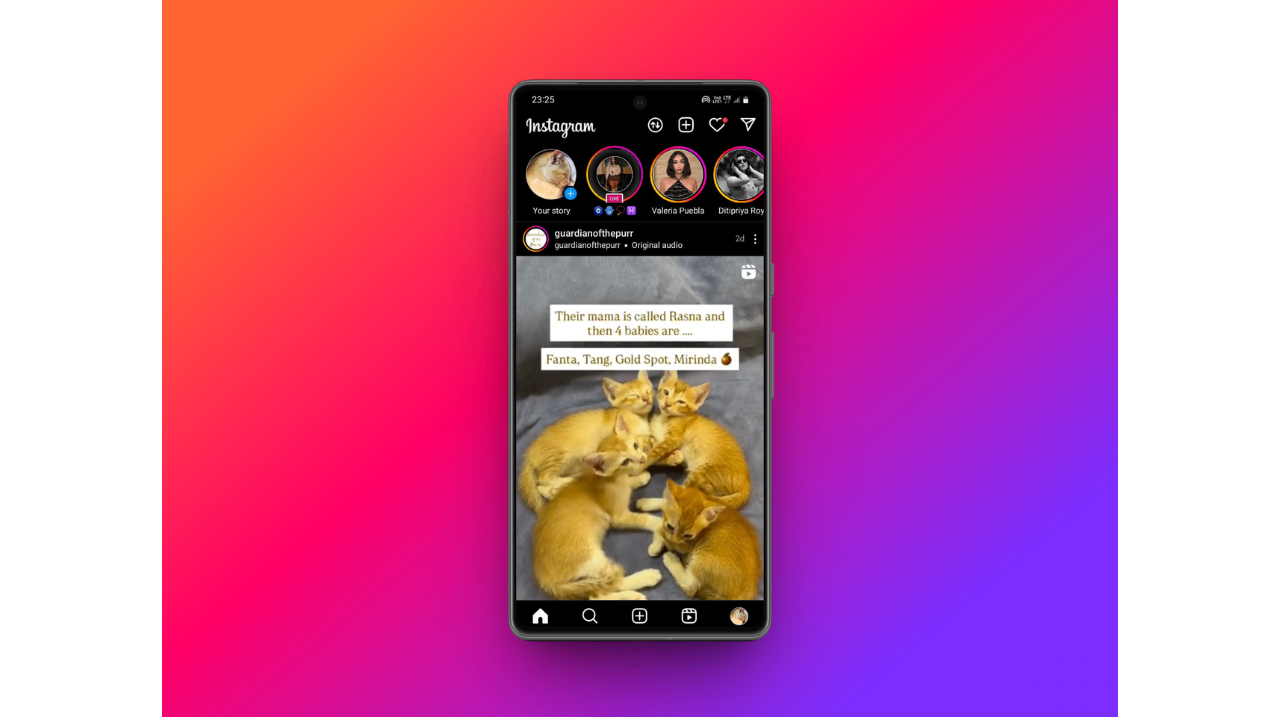 Access your Instagram profile