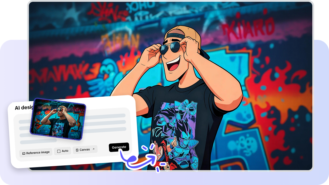 เครื่องมือออกแบบ AI ใน Pippit