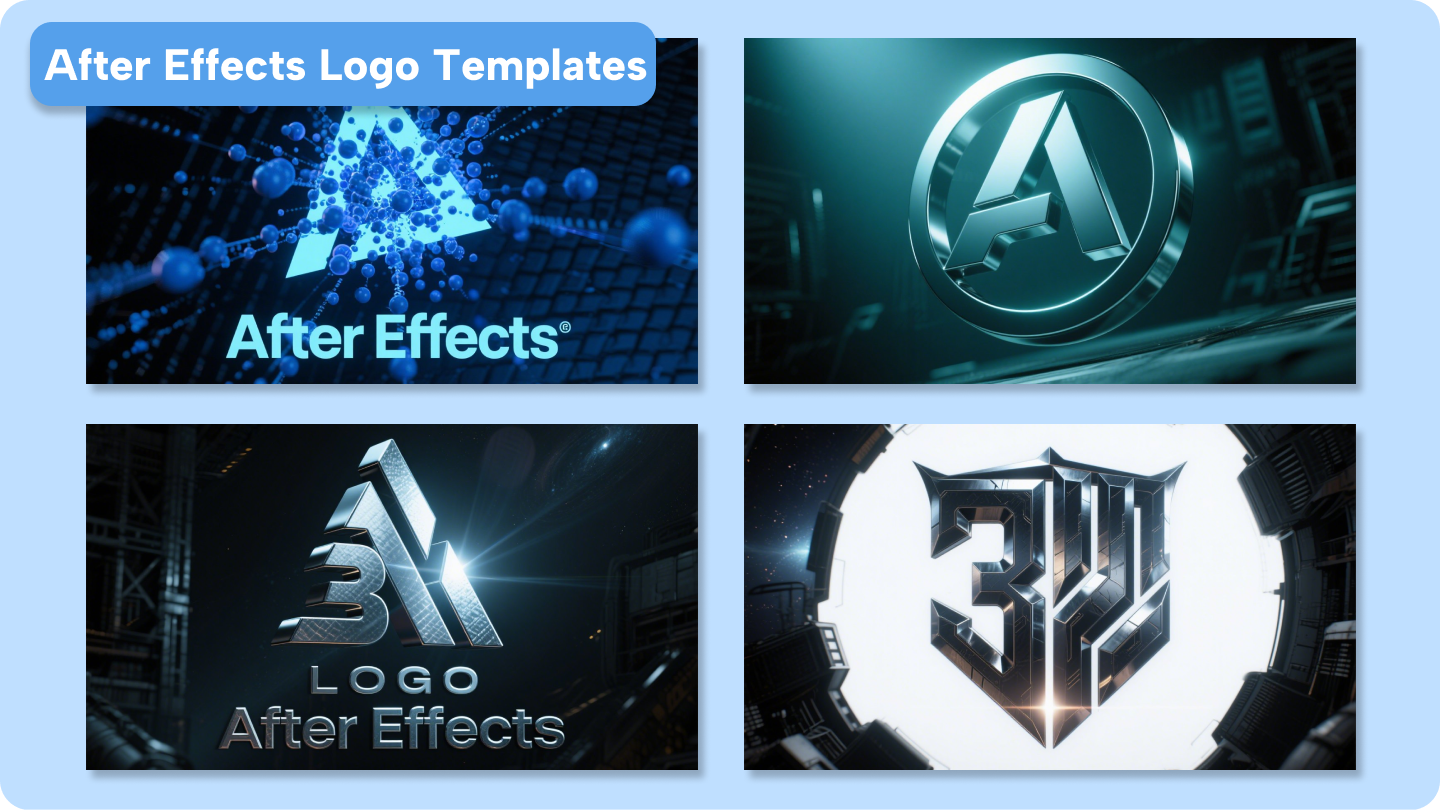 free after effects logo templates