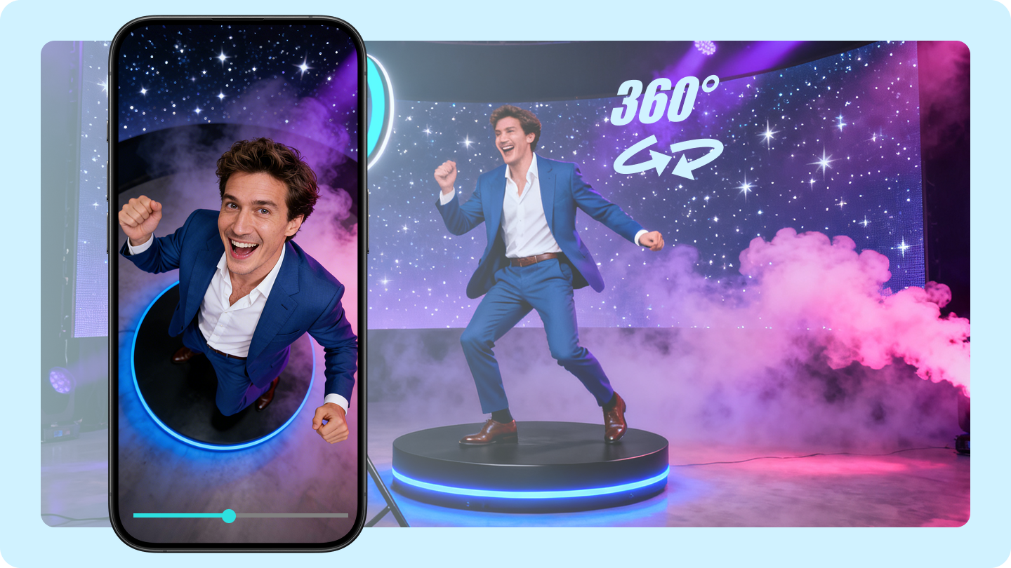 궤도 영상의 완벽 가이드: 360 부스부터 AI 제작까지