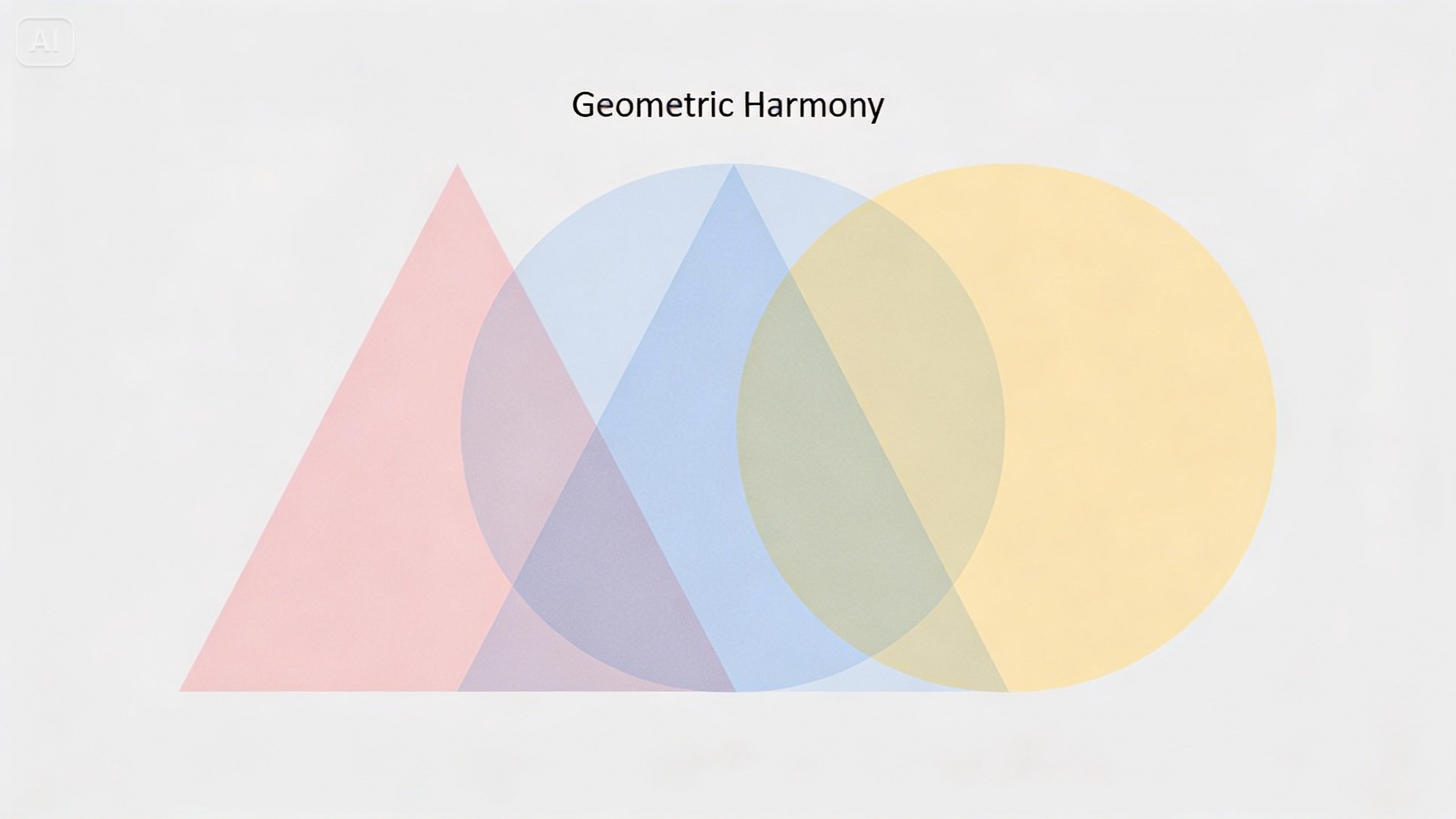poster minimalist cu figuri geometrice