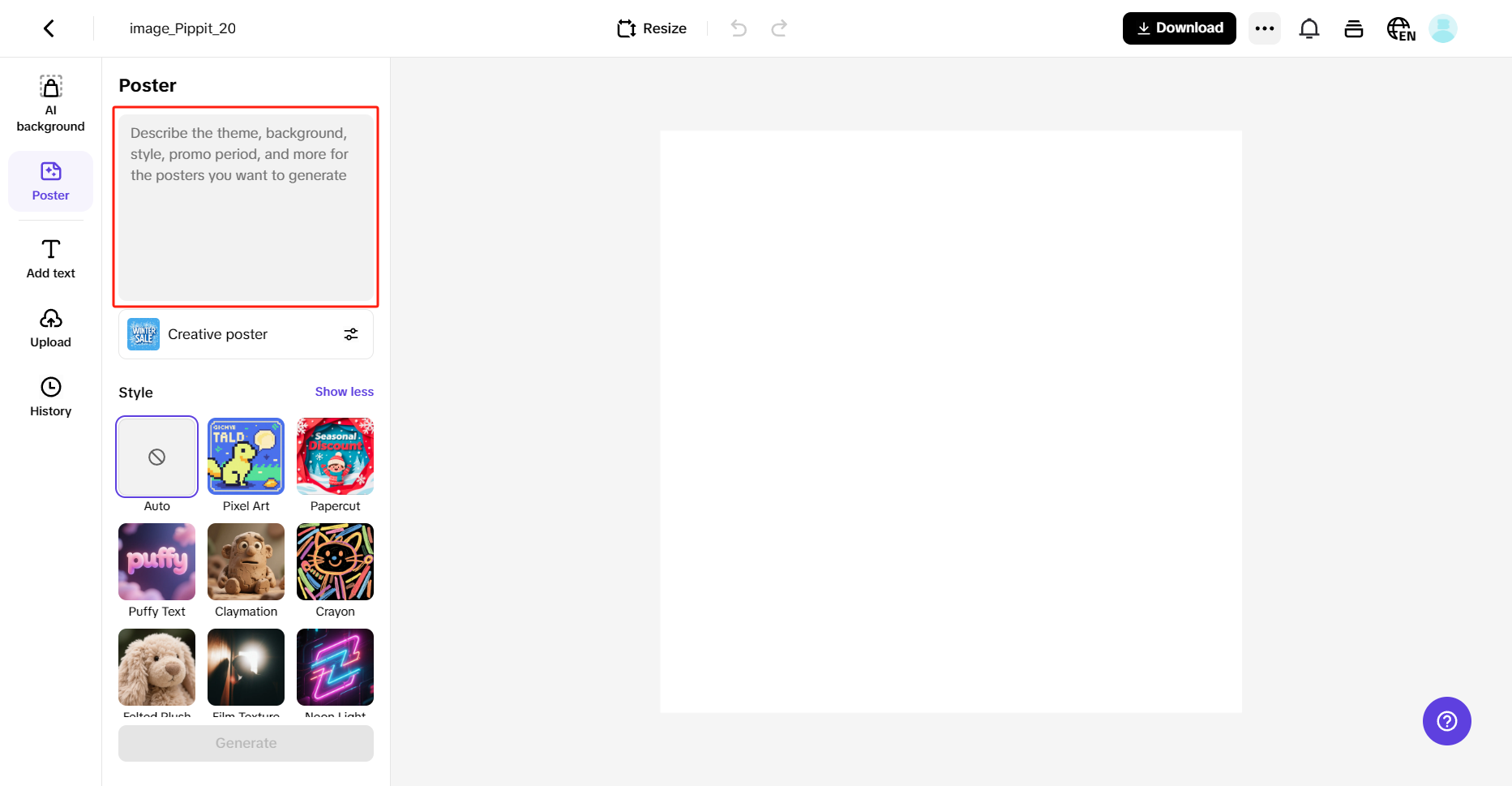 Text/Image to image rendering