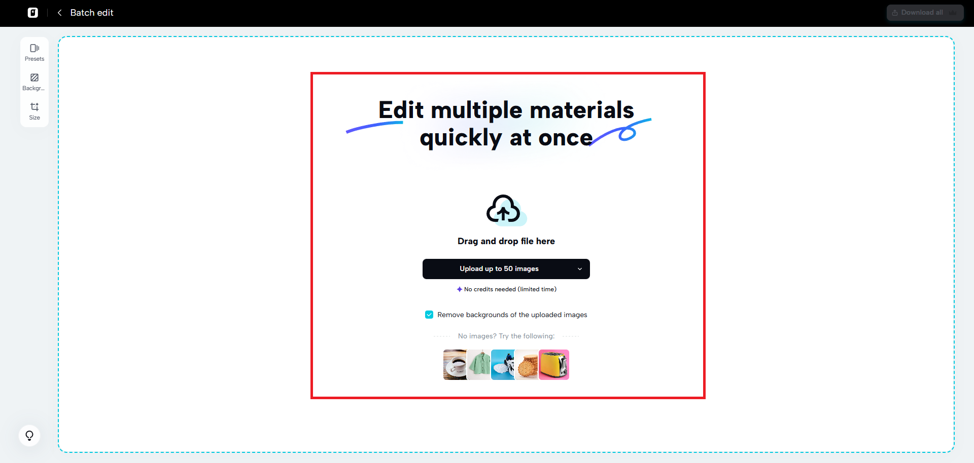 Bulk content generation for multiple products