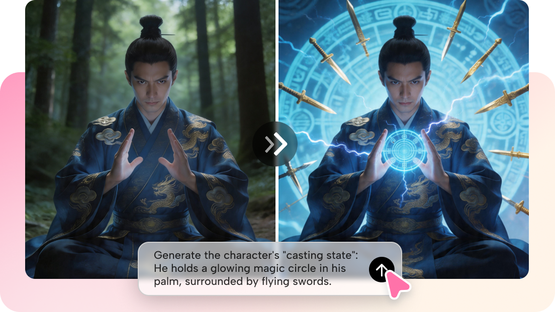 Aggiungi effetti di combattimento AI kung fu