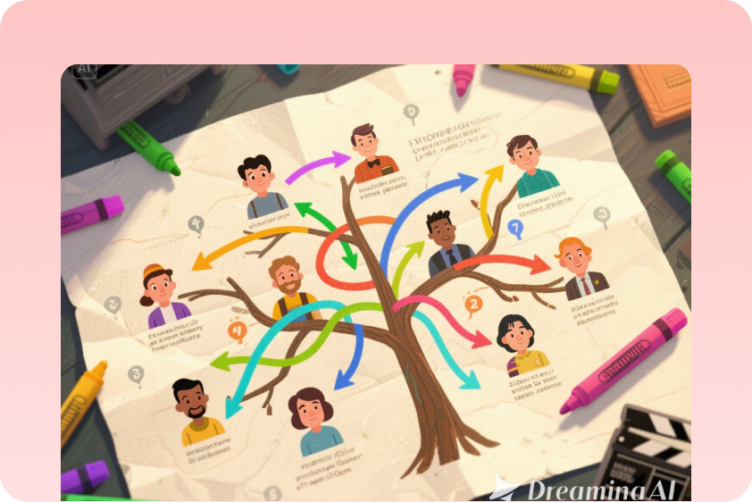 CapCut Web's mind maps help create coherent video storylines