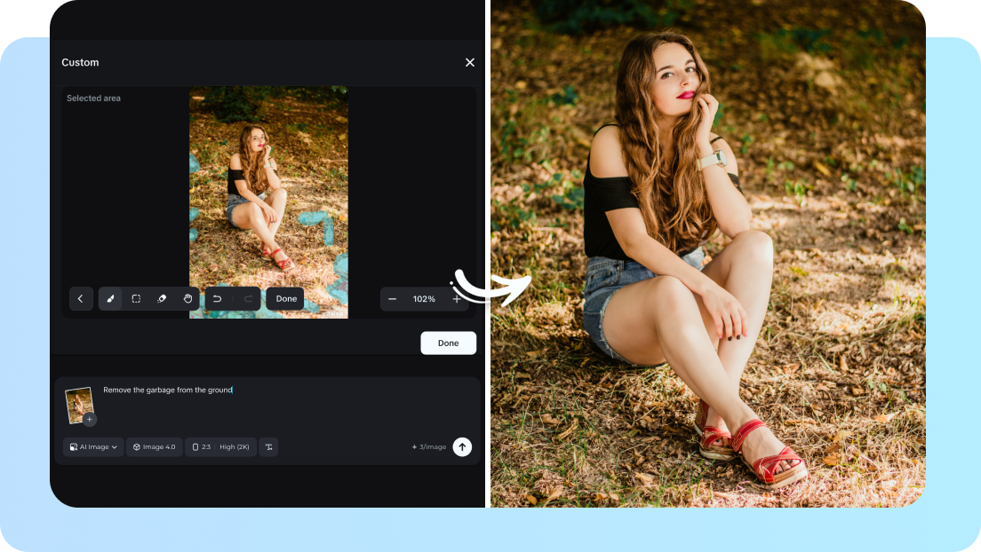 Interaktives Bearbeiten