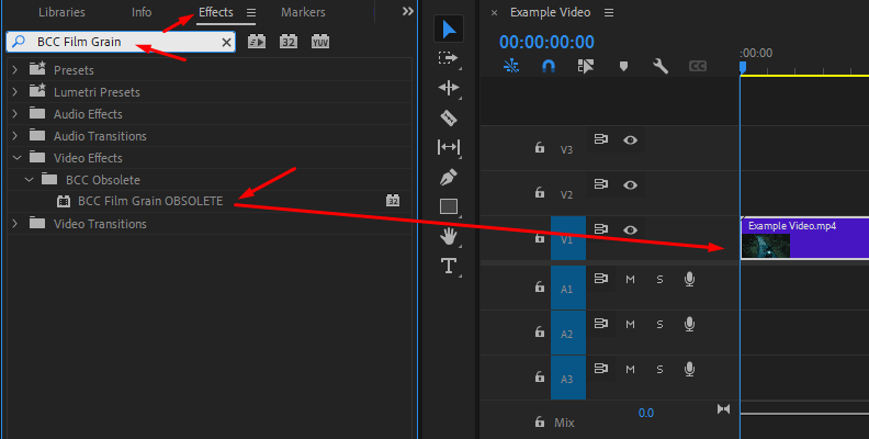 Using BCC to create film burn overlay in Premiere Pro for free