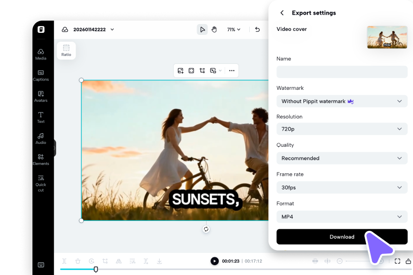 Export your romantic story